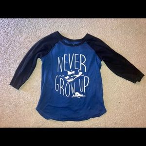 Peter Pan Baseball Tee